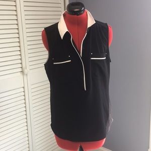 White House Black Market sleeveless blouse